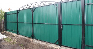 Купить ворота из профнастила Новошахтинск, цена от 4167 руб.