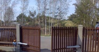 Купить распашные ворота из штакетника Новошахтинск, цена от 2796 руб.